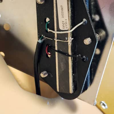 Fender JV Modified '50s Telecaster, Japan, White Blonde, SD Little '59 Mod, w/Bag, 6lbs 14.4ozs image 13