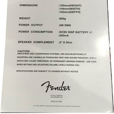 Fender MD20 Mini Deluxe Guitar Combo Amplifier image 5