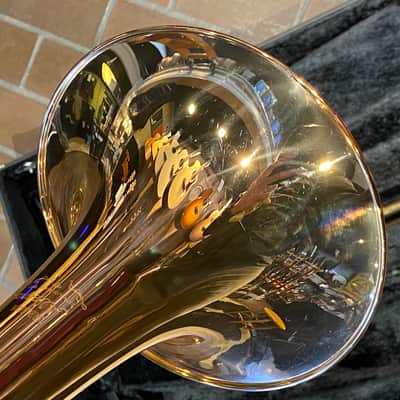 Yamaha YSL584G F Trigger Trombone with case image 8