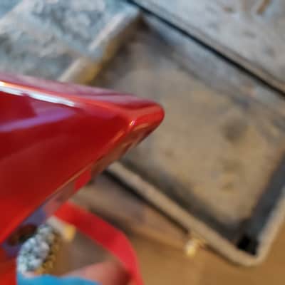 Kramer Vanguard Flying V Red Sparkle Reverse Headstock! image 11