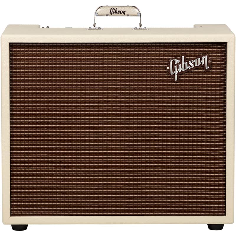 Gibson Dual Falcon 20 2x10 Combo Amplifier Cream Bronco Vinyl with Oxblood Grille image 1