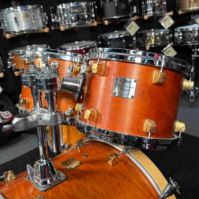 ~RARE!~ Yamaha Maple Custom 5-Piece 10/12/14/16/20 Drum Kit Set in Satin Natural Vintage with SKB Soft-Shell Bags image 10