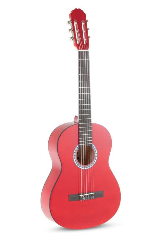 GEWA Basic Classical Guitar 3/4 – Transparent Red – PS510‑143 image 1