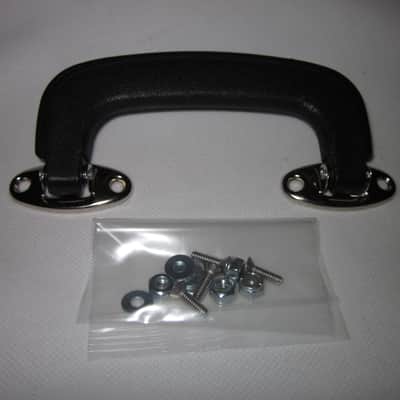 Guitar Case Handle Vintage Chipboard Case handle with Complete installation mounting hardware Kit! image 11