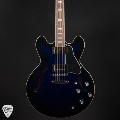 Gibson ES-335 Figured Custom Color Deep Ocean Burst 8.4 #232150205 image 3