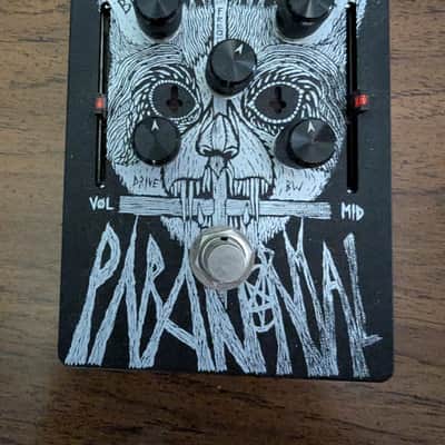 KHDK Electronics Paranormal Limited Edition Gary Holt Signature Parametric EQ / Overdrive 2019 Black with White Beast Graphic image 1