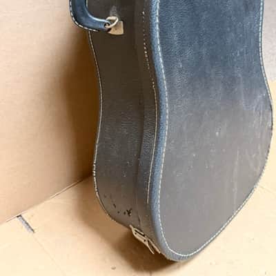 Vintage-Style Unbranded Chipboard Hardshell Parlor Guitar Case image 11