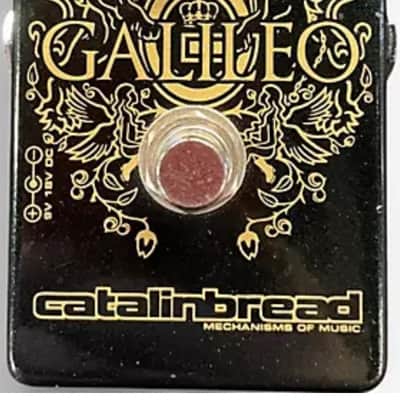Catalinbread Galileo Treble Boost Overdrive Pedal - Black - black image 1