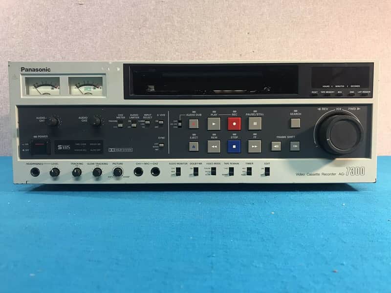Panasonic AG-7300 S-VHS Pro Video Cassette Recorder - For Parts or Repair image 1