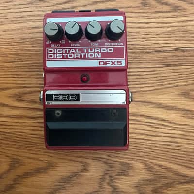 DOD Digital Turbo Distortion DFX5 1980s - Red image 1