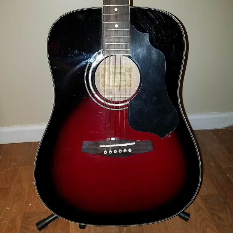 Ibanez SGT120-TRS Transparent Red Sunburst Dreadnought image 1