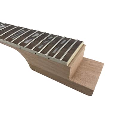 Les Paul Style Guitar Neck with Rosewood Fretboard – 24.75" Scale Length, Unfinished Mahogany image 4