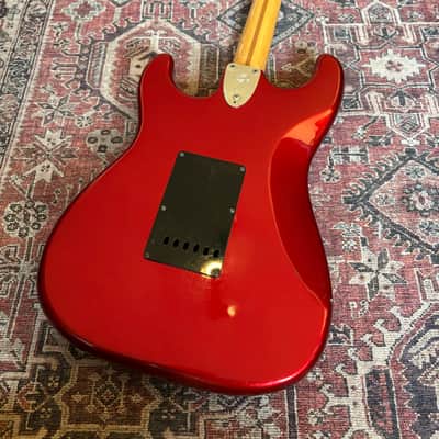 1976 Fender Stratocaster with 3-Bolt Neck, Rosewood Fretboard - Candy Apple Red image 5