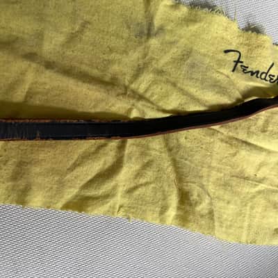 Fender Leather strap original 1965 - Black image 6