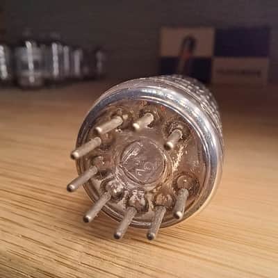 Perfect NOS early TELEFUNKEN ecc83 12ax7 long SMOOTH plate, 1 hole on plate,super strong perfectly balanced preamp tube. image 9