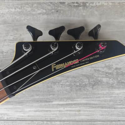 1990's Fernandes Japan TEJB-70 Telecaster Bass w/EMG's (Black) image 6