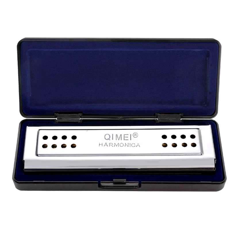 Key of C&G 2-in-1 Tremolo Harmonica 24 Holes with 48 Reeds Double Harp image 1