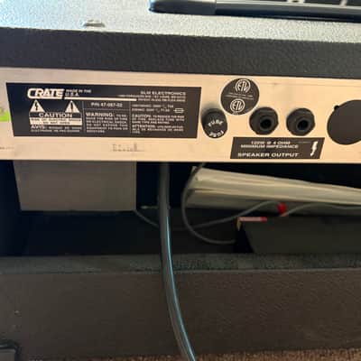 Crate GX-1200H 2-Channel 100-Watt Solid State Guitar Amp Head 2000s - Black image 4