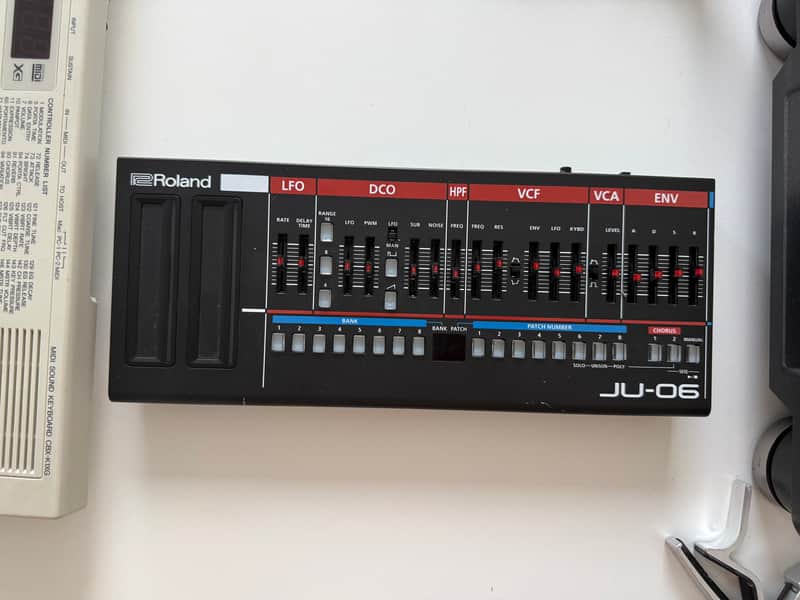 Roland JU-06 Boutique Series Digital Synthesizer Sound Module 2015 - Present - Black image 1