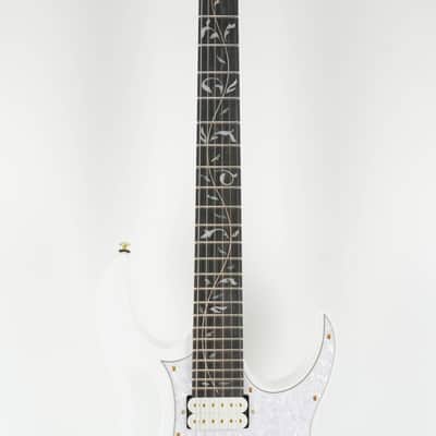 Ibanez Premium JEM7VPWH Steve Via Signature White image 2