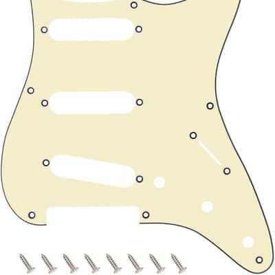 8-Hole Strat SSS Guitar Pickguard Vintage Style Guitar Scratch Plate image 1