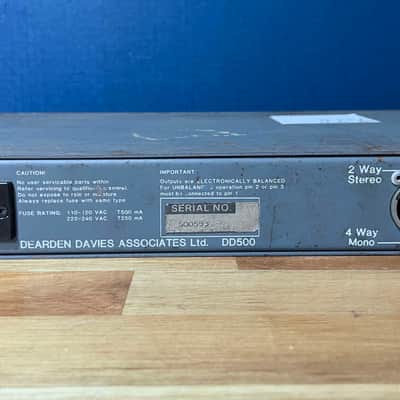 DDA DD500 Stereo 2-Way Mono 3/4-Way Crossover Unit image 5