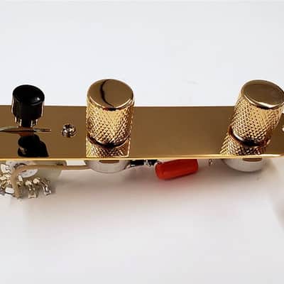 Atlantic Custom Guitars Telecaster Loaded Control Plate with Premium Tele 4-way Wiring Harness & Kno image 1