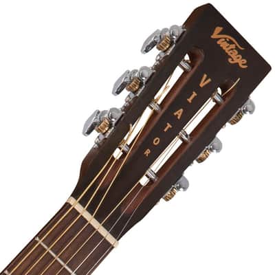 Vintage 'Viator' Paul Brett Electro-Acoustic Travel Guitar ~ Antiqued image 8