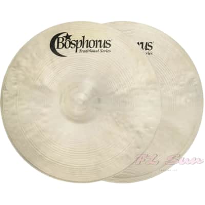 Bosphorus Cymbals Traditional Series Box Set 20" Ride - 16" Crash - 14" Hi-Hat - Cymbal Bag image 4
