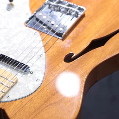 Fender Vintage Custom 1968 Tele Thinline Aged Natural Electric Guitar w/Case image 16