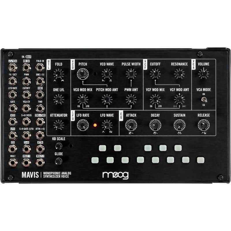 Moog Mavis Monophonic Analog Synthesizer Voice - Black image 1