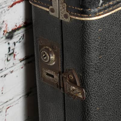 Fender - Multi-Fit Bass Hardshell Case - Black Tolex & Orange Plush Interior - VINTAGE image 3