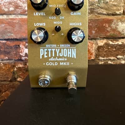 Pettyjohn Electronics Gold Overdrive Mk II 2010s - Gold image 1