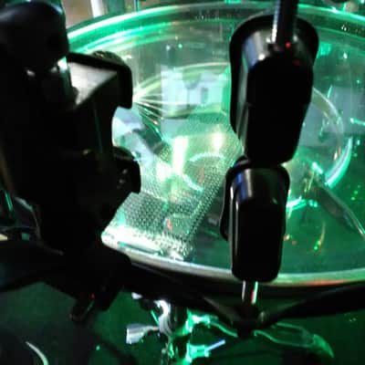 Crush Acrylic Drum Kit 7-Piece Clear Acrylic image 14