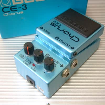 1983 Boss CE-3 Chorus (Black Label) w/ Original Box / MIJ Made in Japan image 2