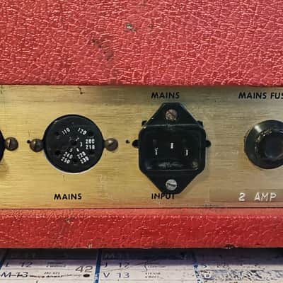 Marshall Super Tremolo 100W JMP (1959T) – 1971 – Original Red Tolex – Mustards & Drakes – AC/DC Era image 5