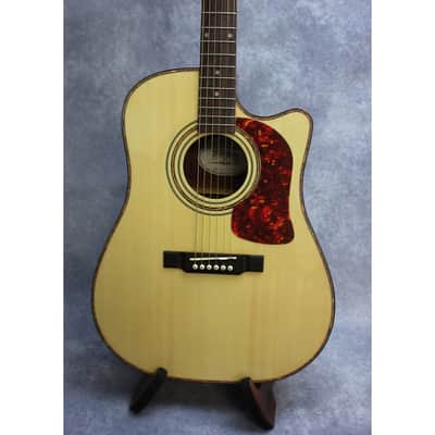 Washburn DK20CET Acoustic/Electric Guitar w/Gig Bag Natural image 4