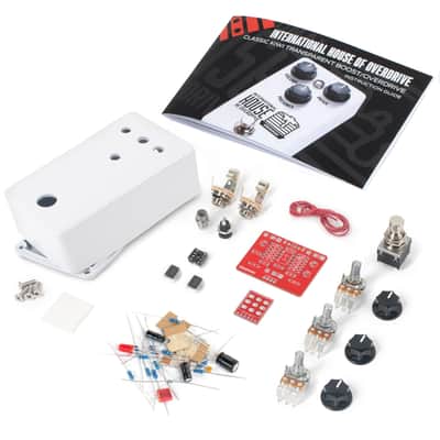 StewMac International House of Overdrive Pedal Kit, White Enclosure # 12260-W image 1
