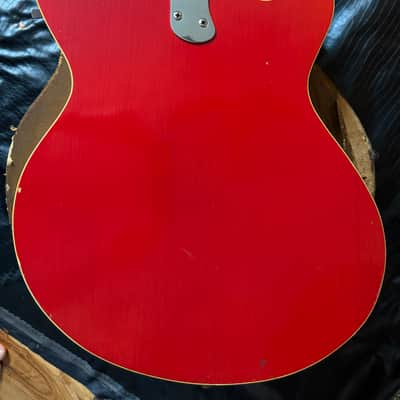 Red Mosrite Combo serial # 10 image 11
