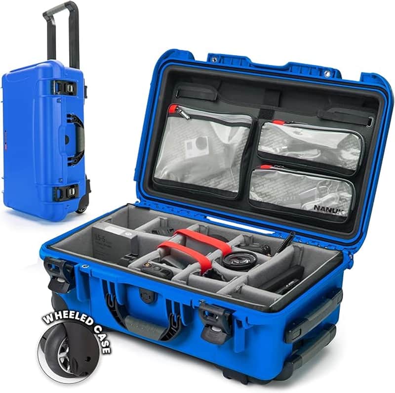 935 Pro Photo Kit – Waterproof Travel Camera Hard Case with Padded Dividers and Wheels, 22” x 14” x 9” - Dustproof and Impact Resistant, Airline Carry-On Approved image 1