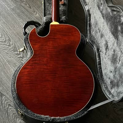 1997 Gibson L-4 CES Winered Spruce Top Figured Maple Back & Sides image 4