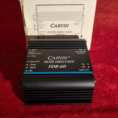 Carvin FDR-60 Filter Direct Box w/ Original Box image 1