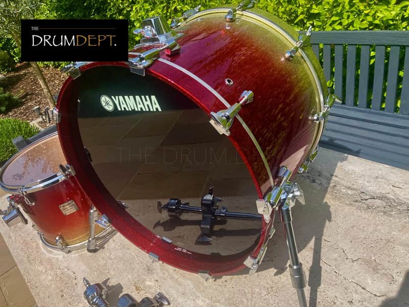 ♚RARE♚2004 YAMAHA Maple Custom ABSOLUTE NOUVEAU *22"x16" BASS DRUM♚APPLE SPARKLE image 1