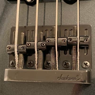 Jackson USA Bolt-On Bass 1989/90 Metallic Gun Metal Gray image 9