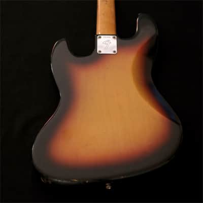 1966 Fender Jazz Bass Sunburst | Vintage Fender Bass image 15