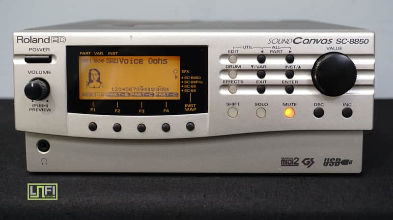 Roland ED Sound Canvas SC-8850 Polyphonic Digital Synth MIDI Sound Module - 240V image 1