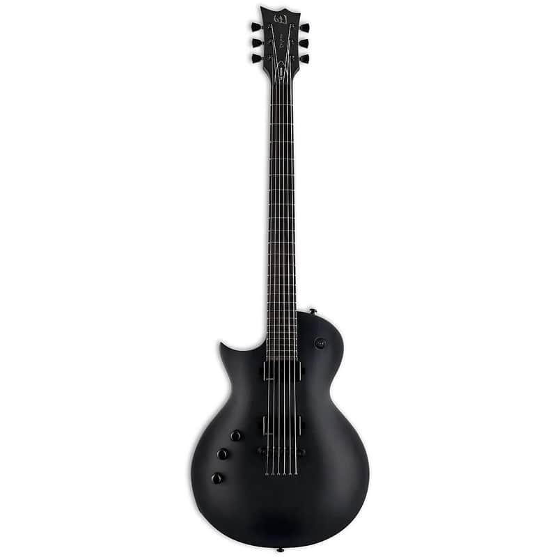 ESP LTD EC-1000 Baritone LH B Charcoal Metallic Satin CHMS Left Handed Electric Guitar B-Stock EC1000 - Korea image 1
