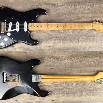 MyDream Partcaster Custom Built -Gilmour's Black Strat Spirit image 1