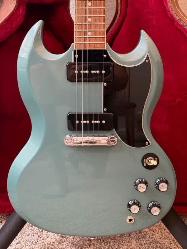 2019 Gibson SG Special Electric Guitar - Faded Pelham Blue image 1