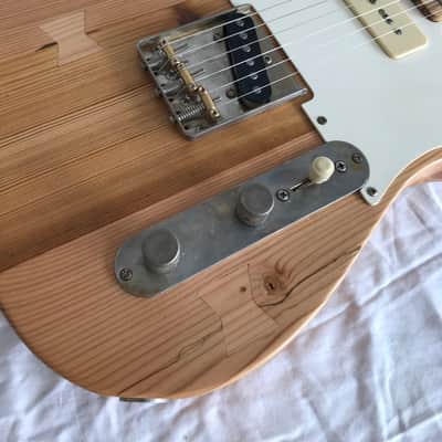 Electric Guitar - Reclaimed Fir and Cherry - T-Style - Butterfly 060 image 7